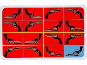  “Ceci n’est pas un jeu de cartes” rojo