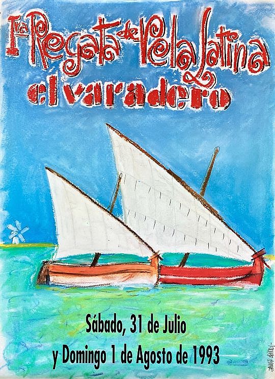 Cartel 1ª Regata Vela Latina El Varadero 1993