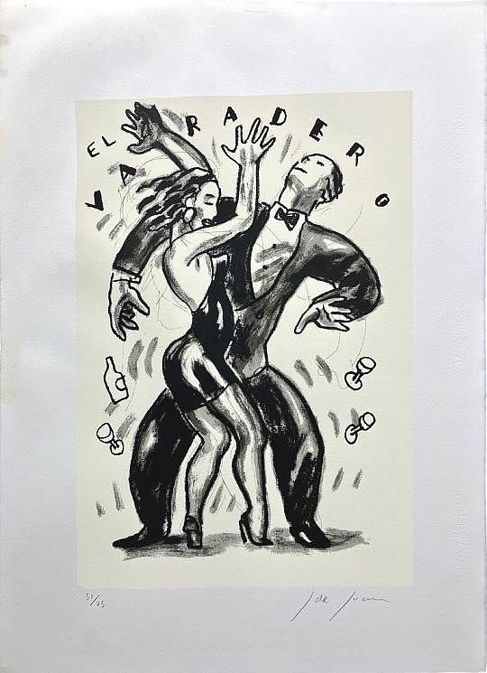 Javier de Juan Serigrafía numerada y firmada 51/75