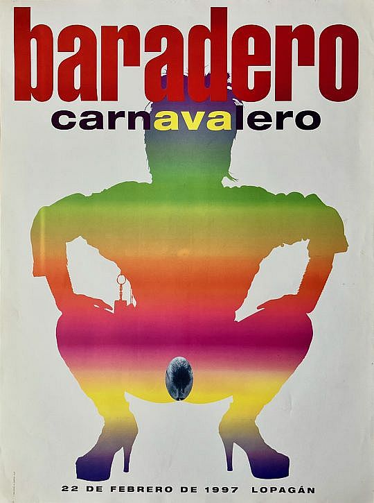 Cartel Baradero Carnavalero. El Varadero 1997